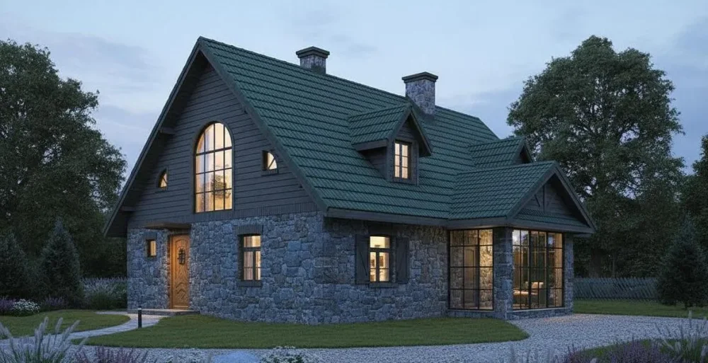 Проект Двухэтажный дом 16 на 13, 233 м2