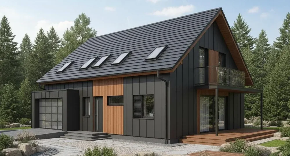 Проект Двухэтажный дом 14 на 10, 172 м2